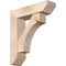 Ekena Millwork Westlake Slat Smooth Bracket w/ Offset Brace, Douglas Fir, 7 1/2"W x 28"D x 32"H BKT0806X28X32WTL06SDF - alternate 1